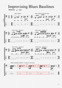 Improvising Blues Basslines